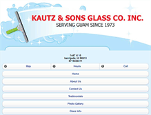 Tablet Screenshot of kautzglass.com